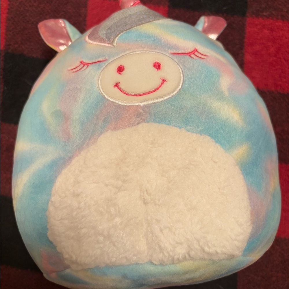 Kellytoy Blue and Pink Unicorn Stuffed Animal